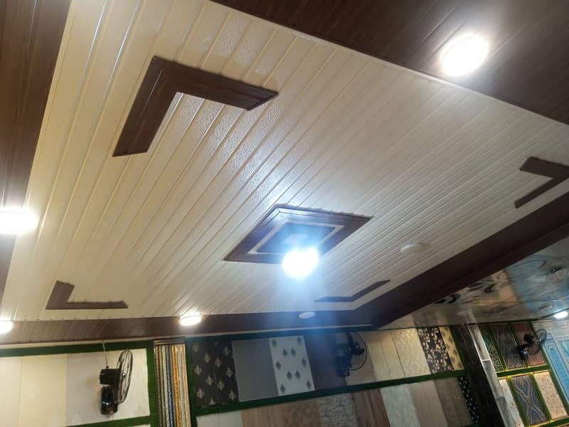 Roof ceiling / ceiling / gypsum ceiling 13