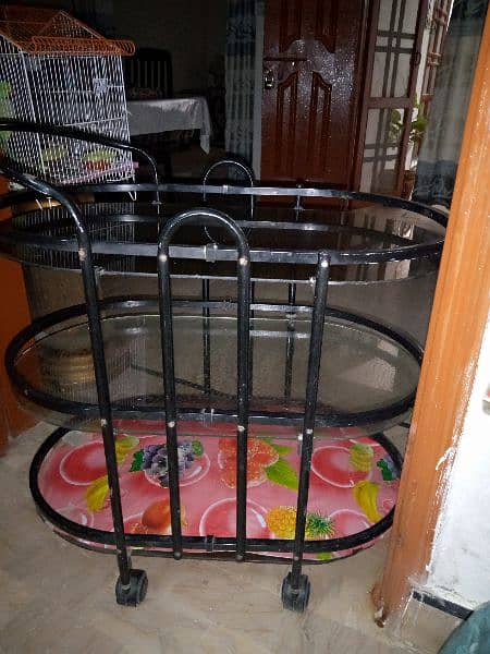 Tea Trolley For sell In Good Condition 0