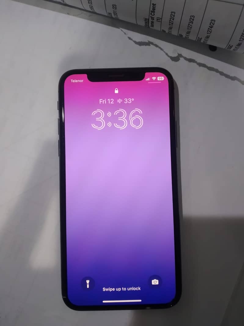 Iphone x 256 gb PTA Approved water sealed (Space Grey) 2