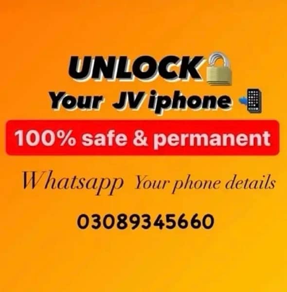 UNLOCK YOUR JV IPHONE 0