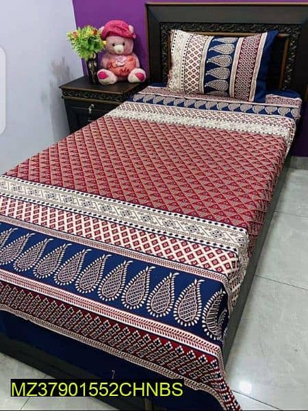 •  Fabric: Cotton
•  Single Bed sheet 8