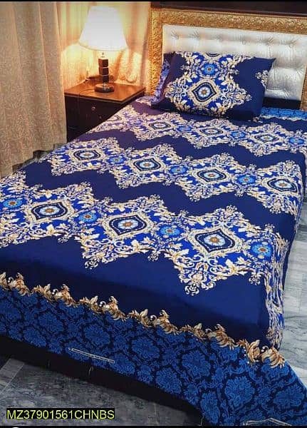 •  Fabric: Cotton
•  Single Bed sheet 15