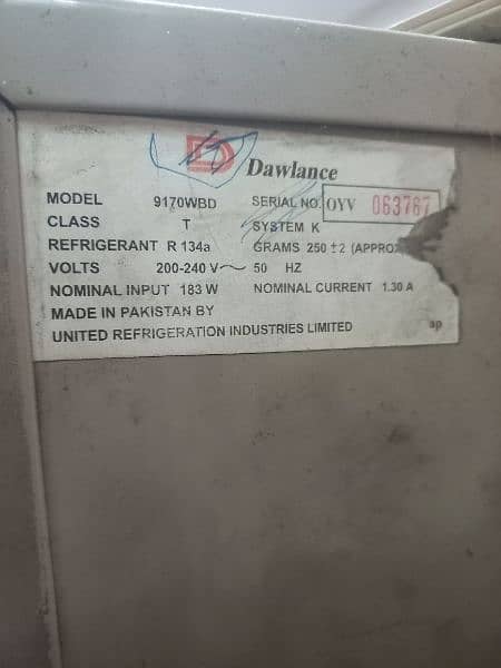 Dawlance Refrigrator for sale 9