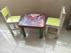 kids table with chair
