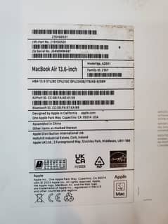Macbook Air M2 , 13.6 inch, 24gb Ram, 1tbssd