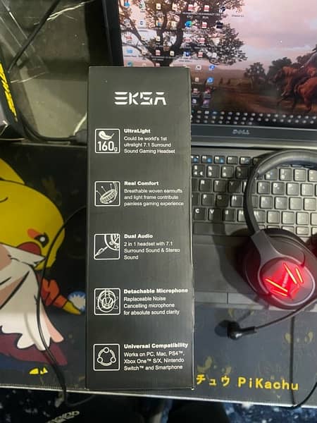 eska air joy pro gaming headphone brand new not used 03278694670 4