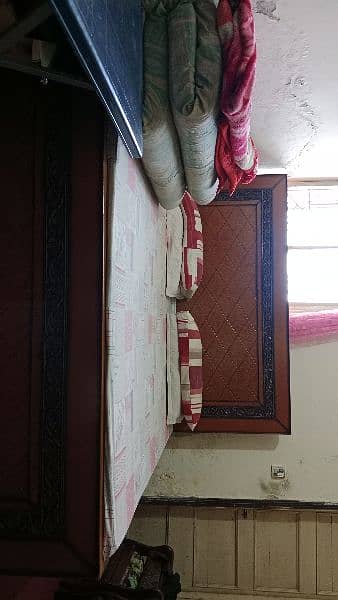 double bed with medicated mattress 2