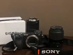 Sony A6400 Camera with Sigma Lenses - Excellent Condition