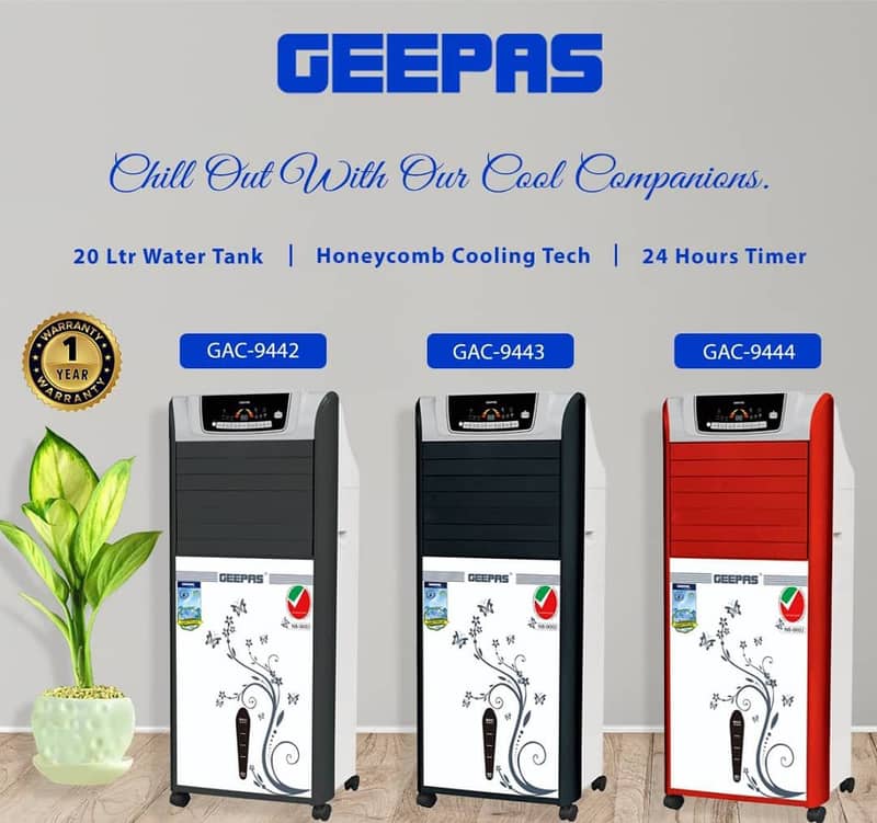 Solar & UPS oprated Geepas Aircooler Stock Available whole Saler 0