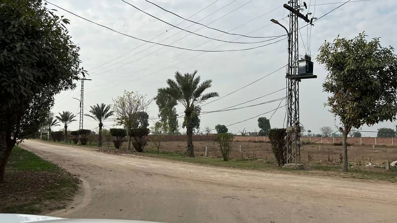 4 Kanal Farm House Land Is Available For Sale In Lahore Greens Society Block B 1
