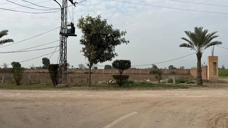 4 Kanal Farm House Land Is Available For Sale In Lahore Greens Society Block B 2
