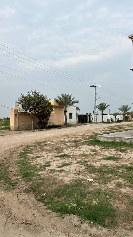 4 Kanal Farm House Land Is Available For Sale In Lahore Greens Society Block B 3