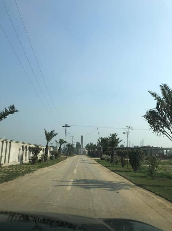 4 Kanal Farm House Land Is Available For Sale In Lahore Greens Society Block B 7