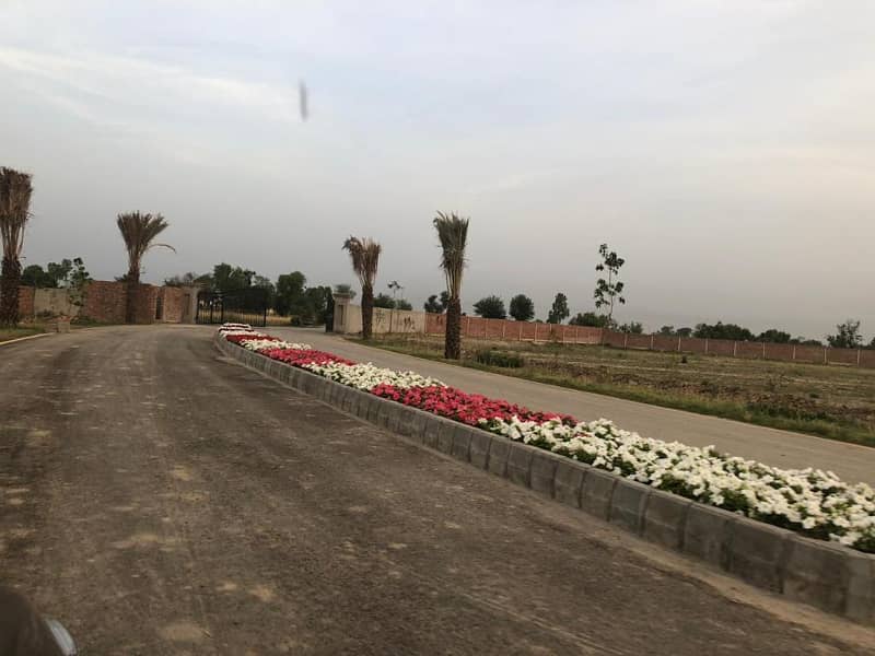 4 Kanal Farm House Land Is Available For Sale In Lahore Greens Society Block B 14