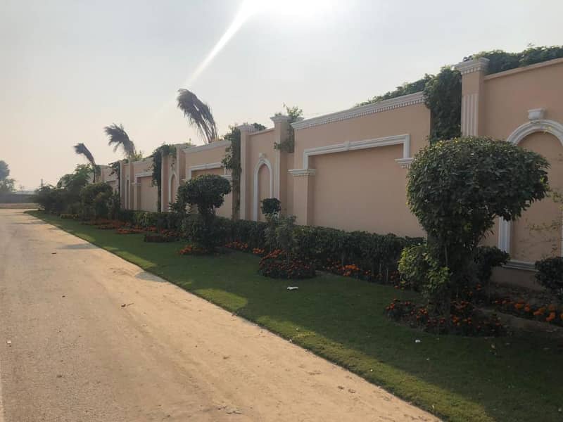 4 Kanal Farm House Land Is Available For Sale In Lahore Greens Society Block B 16