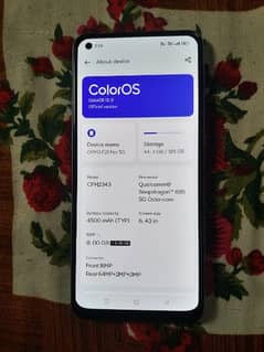 Oppo f21 pro 5G with box charger no fault