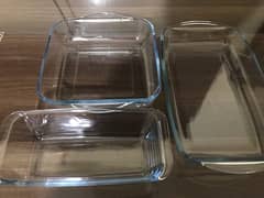 oven friendly glass dishes set of 3