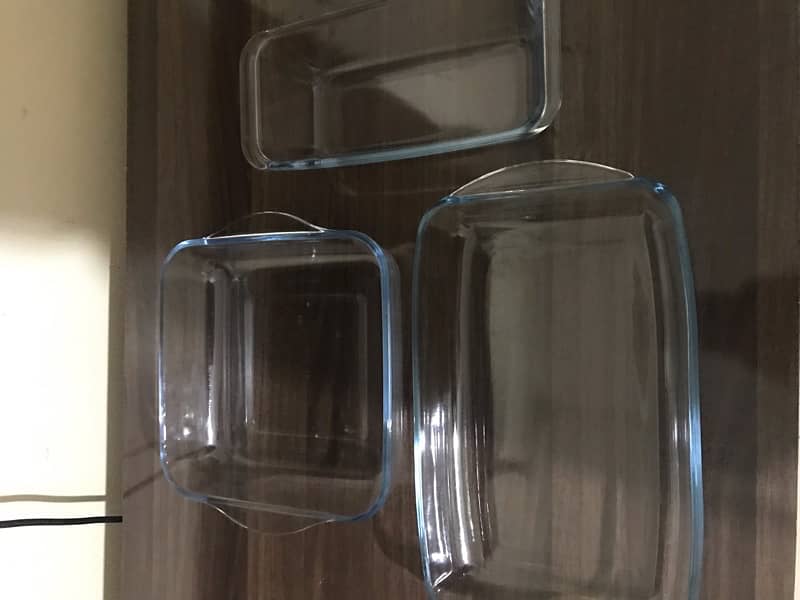oven friendly glass dishes set of 3 7