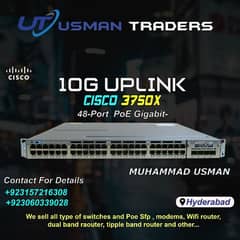 Cisco 3750X 10G and 1G Series 48 Port PoE+ quantity available
