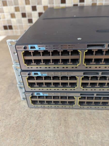 Cisco 3750X 10G and 1G Series 48 Port PoE+ quantity available 3