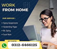 Online homebased Assignment Work