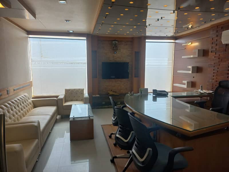 Phase 2 Man Jami Vip Lavish Furnished Office For Rent 24&7 Time 9