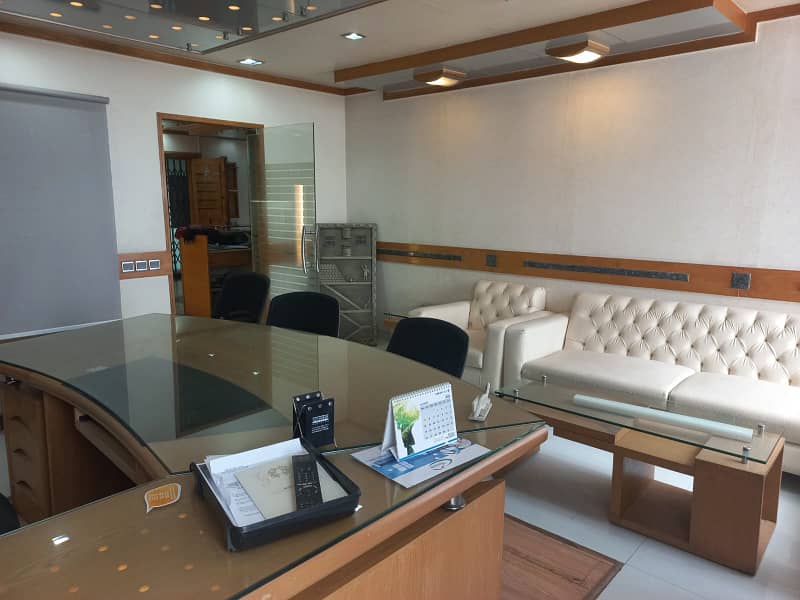 Phase 2 Man Jami Vip Lavish Furnished Office For Rent 24&7 Time 10