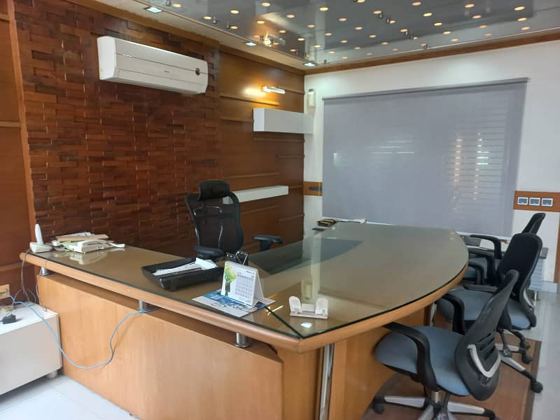 Phase 2 Man Jami Vip Lavish Furnished Office For Rent 24&7 Time 16