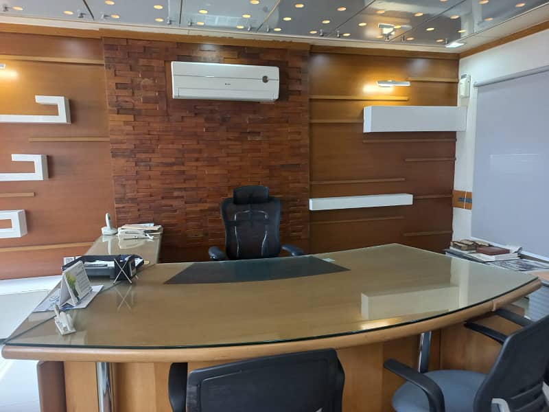 Phase 2 Man Jami Vip Lavish Furnished Office For Rent 24&7 Time 21