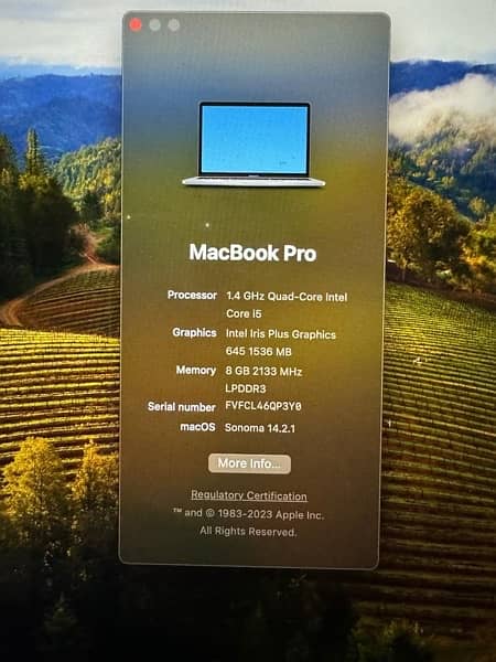 MacBook Pro 2020 8/512gb core i5 3