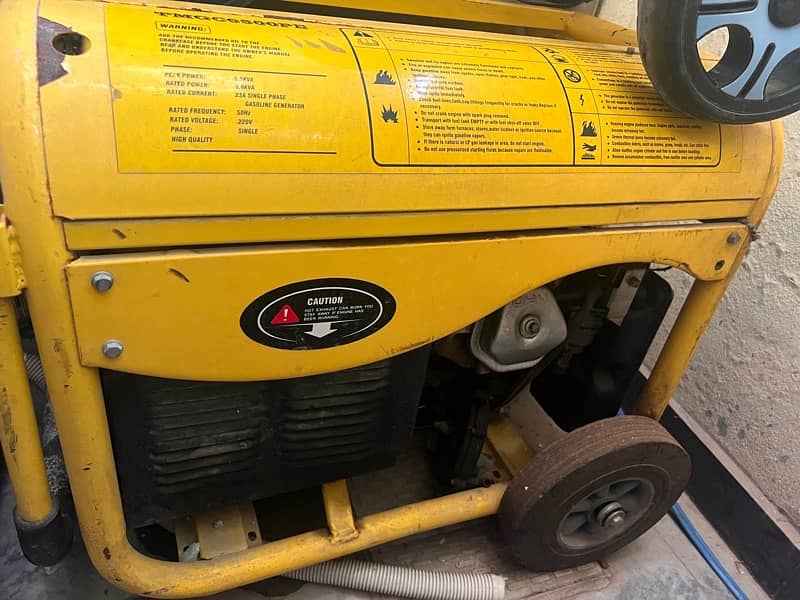 Marquis TMGC6500PE Gernator for sale 5.5 KVA 1