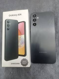 Samsung galaxy A14 6gb with acsendable rem+128