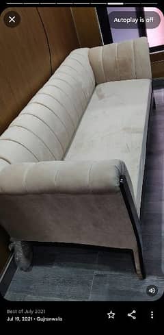 3 seater single piece sofa for sale