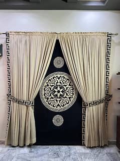 Greek style curtains [PAIR]
