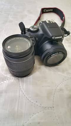Canon Eos 2000D With Kit Len 18-55mm And 50mm Lens With 32 GB SD Card
