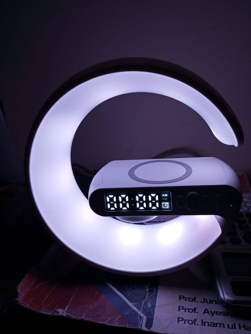 BEAUTIFUL RGB LIGHT LAMP WITH SPEAKER , ALARM 1