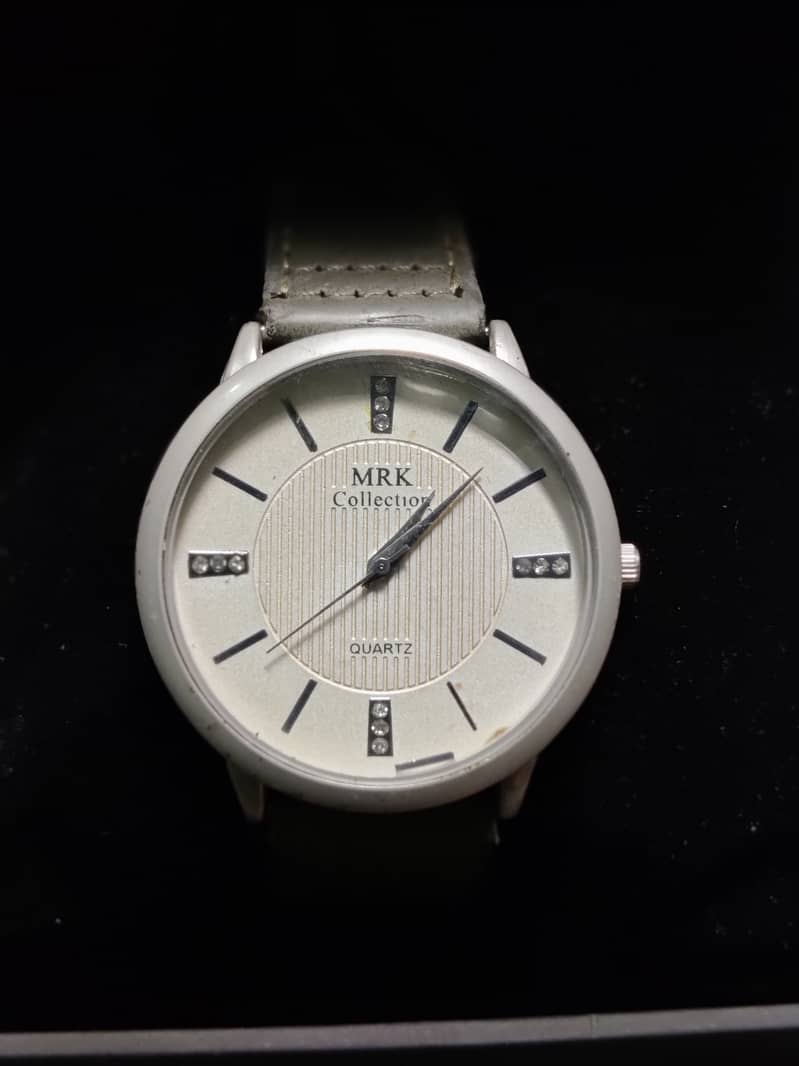 Men's Watch - Leather Strap and Stainless Steel Case! 0