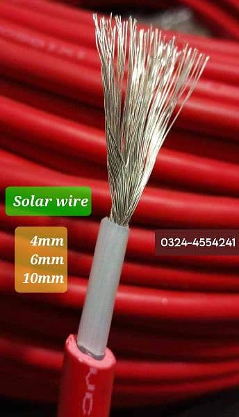 4mm/6mm/10mm solar Cables 1