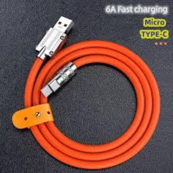 Type C original metal cable fast charging cable 1