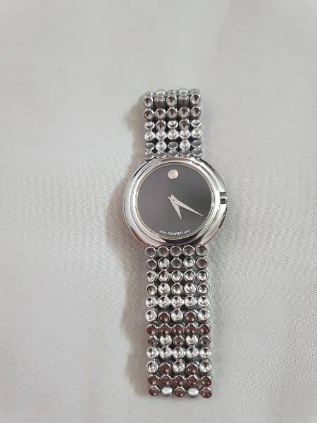 movado swiss watch/movado women silver bracelet watch 0