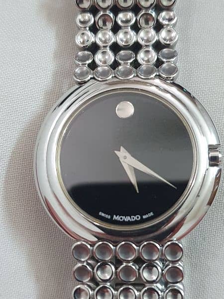 movado swiss watch/movado women silver bracelet watch 2