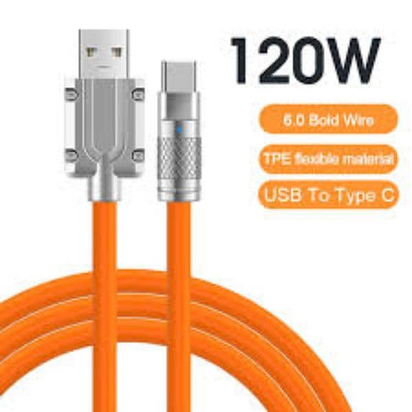 Type C original metal cable fast charging 0