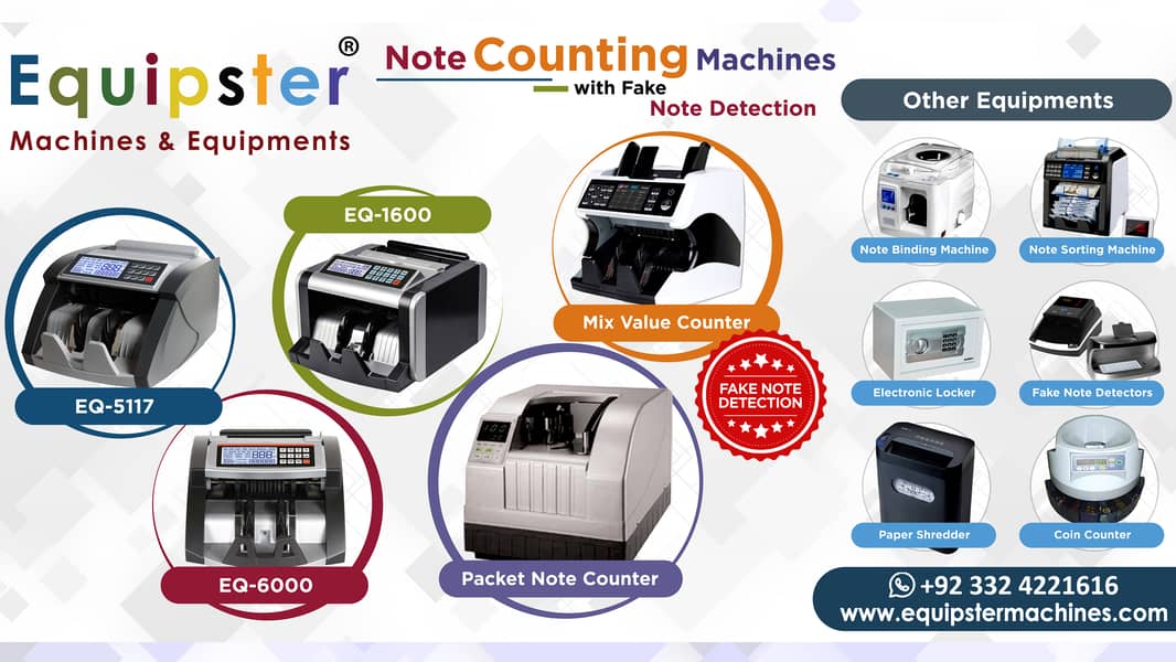 cash currency note counting machines with fake note detection 4