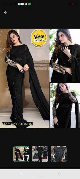 women saree colour back and bullu all pakistan cassh on delivery 1