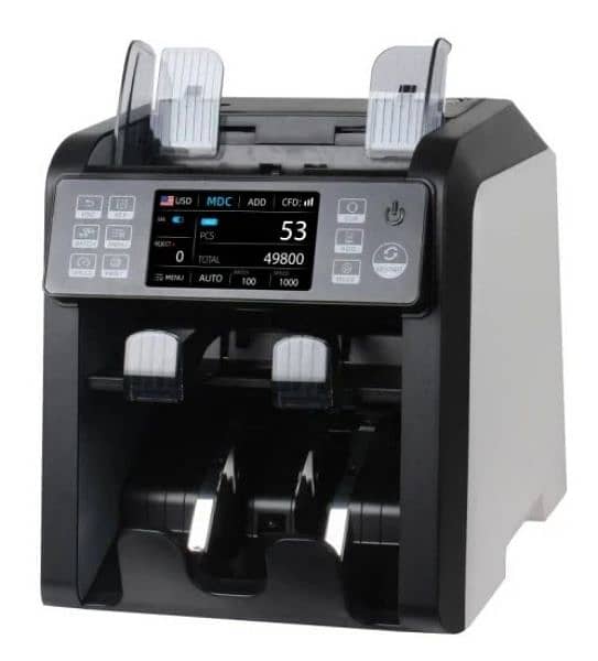 packet-note cash counting machine, with fake note detection No. 1 Bran 1