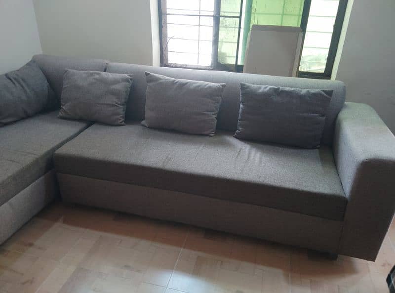 L Shaped 6 Sitter Sofa. 2