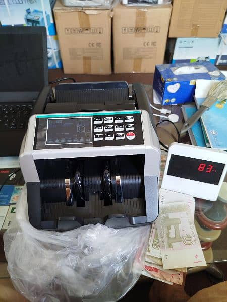 cash note mix currency counter machines with 100% fake note detection 18