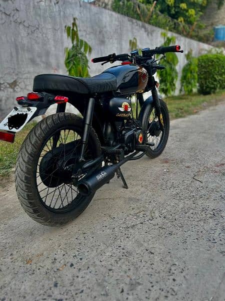 Honda cd 70 converted to caferacer 4