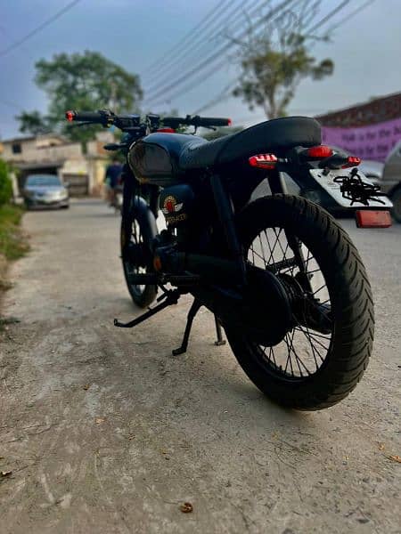 Honda cd 70 converted to caferacer 5