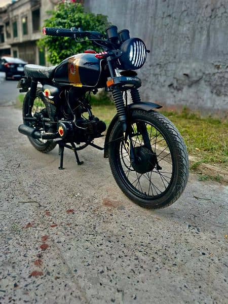 Honda cd 70 converted to caferacer 7